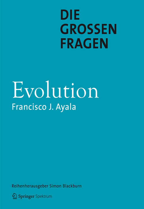 Book cover of Die großen Fragen - Evolution (2013)