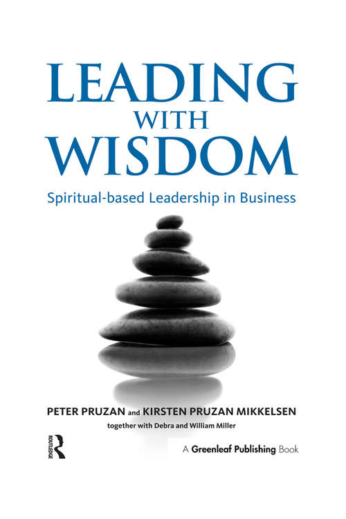 Book cover of Leading with Wisdom: Spiritual-based Leadership in Business