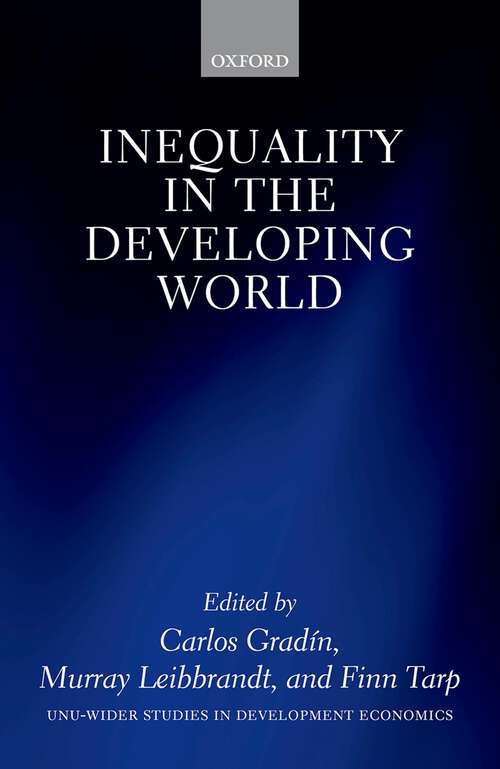 Book cover of Inequality in the Developing World (WIDER Studies in Development Economics)