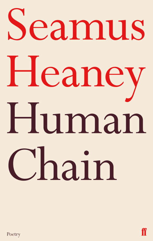 Book cover of Human Chain: Poems (Main)