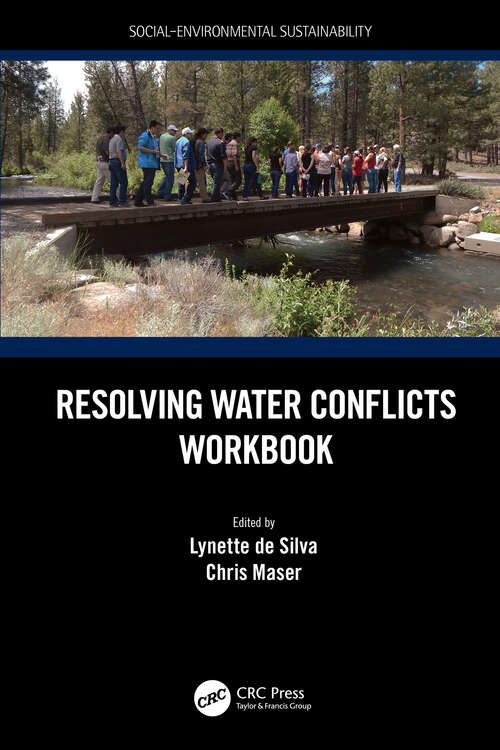 Book cover of Resolving Water Conflicts Workbook (Social-Environmental Sustainability)