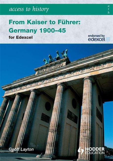 Book cover of Access to History: Germany 1900-1945 for Edexcel (PDF)