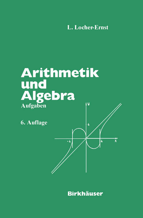 Book cover of Arithmetik und Algebra: Aufgaben (1990)