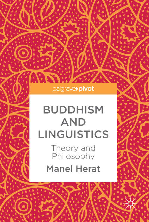 Book cover of Buddhism and Linguistics: Theory and Philosophy (PDF)