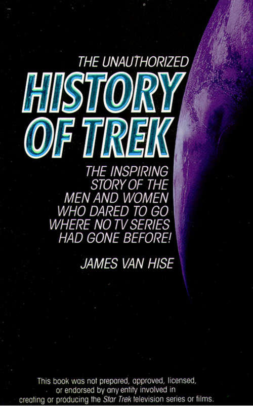 Book cover of The Unauthorized History of Trek (ePub edition)