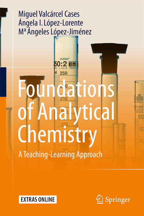 Book cover of Foundations of Analytical Chemistry: A Teaching–Learning Approach