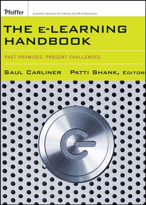 Book cover of The e-Learning Handbook: Past Promises, Present Challenges