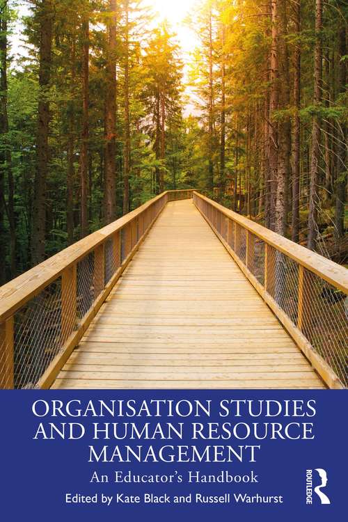 Book cover of Organisation Studies and Human Resource Management: An Educator's Handbook