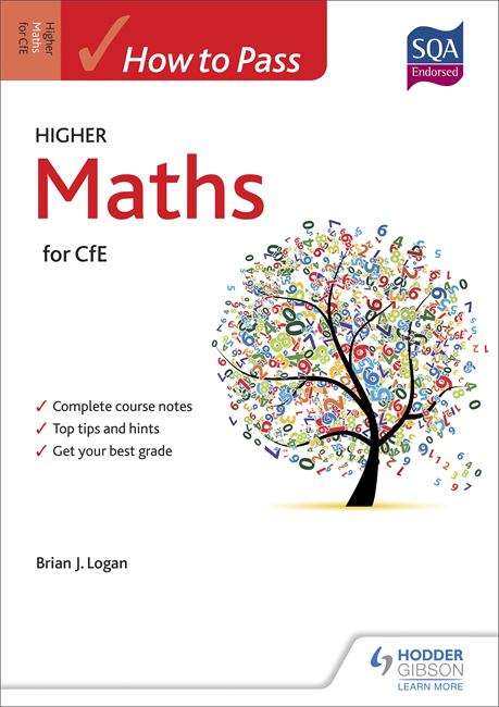 Book cover of How to pass Higher Maths for CfE (PDF)
