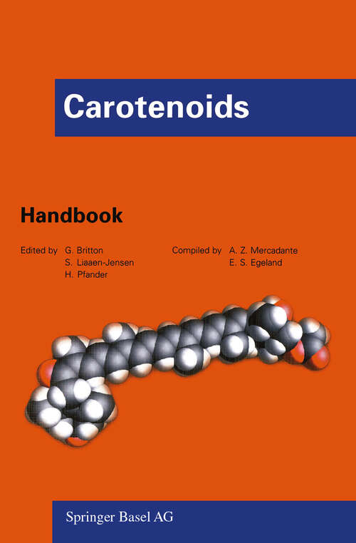 Book cover of Carotenoids: Handbook (2004)