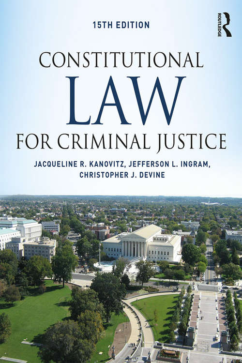 Book cover of Constitutional Law for Criminal Justice (14)