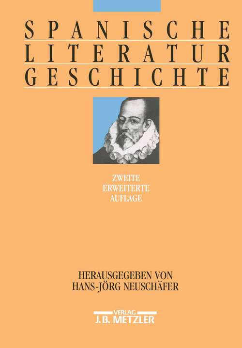 Book cover of Spanische Literaturgeschichte (2. Aufl. 2001)