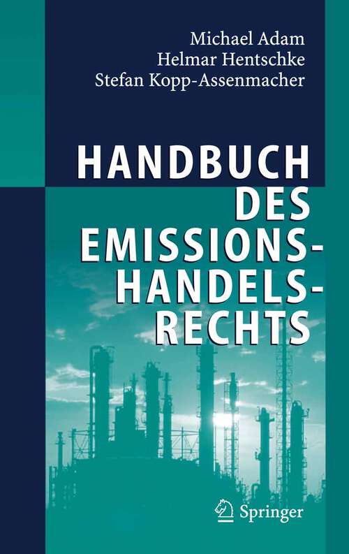 Book cover of Handbuch des Emissionshandelsrechts (2006)