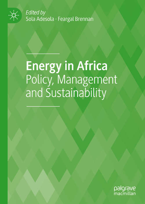 Book cover of Energy in Africa: Policy, Management and Sustainability