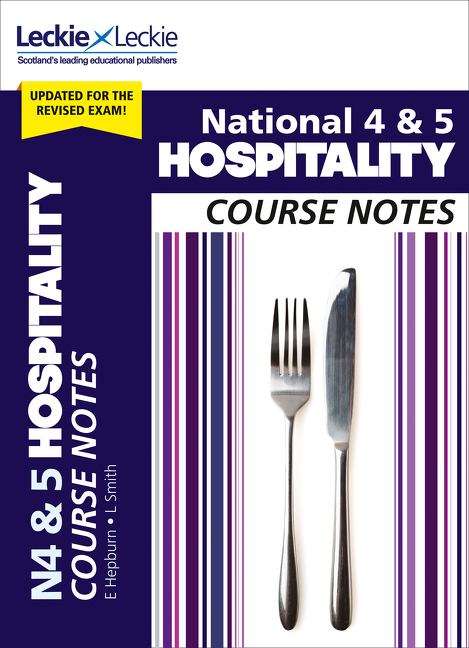 Book cover of National 4/5 Hospitality Course Notes (PDF)