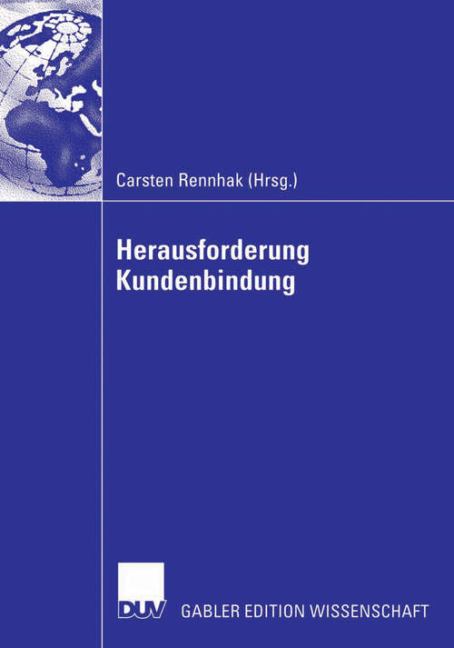 Book cover of Herausforderung Kundenbindung (2006)