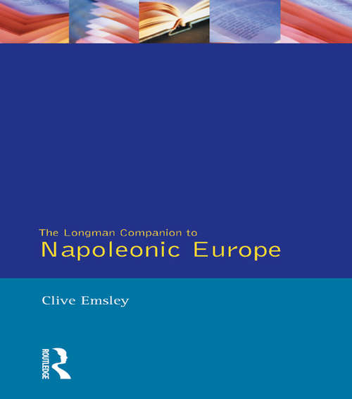 Book cover of Napoleonic Europe