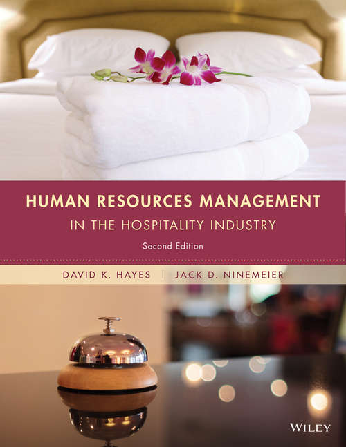 Book cover of Human Resources Management in the Hospitality Industry
