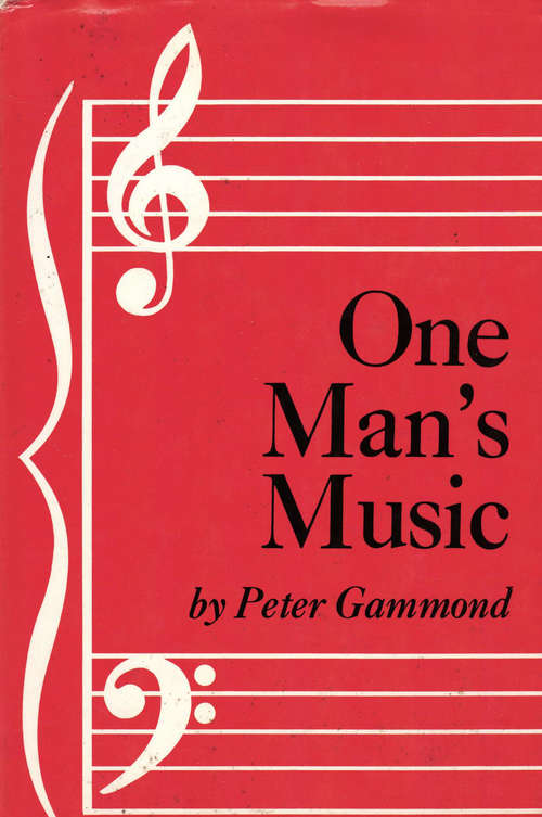 Book cover of One Man's Music
