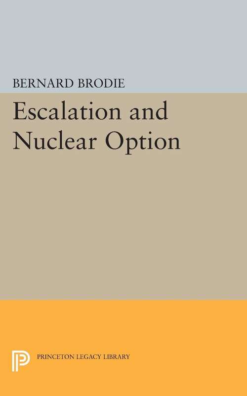 Book cover of Escalation and Nuclear Option