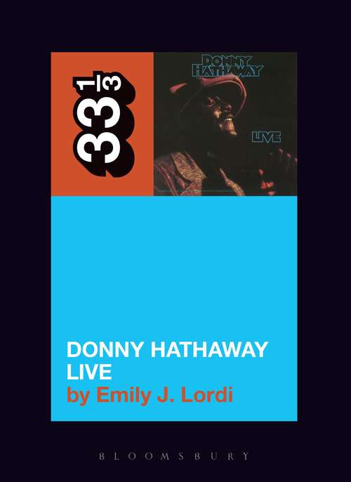 Book cover of Donny Hathaway's Donny Hathaway Live (33 1/3)