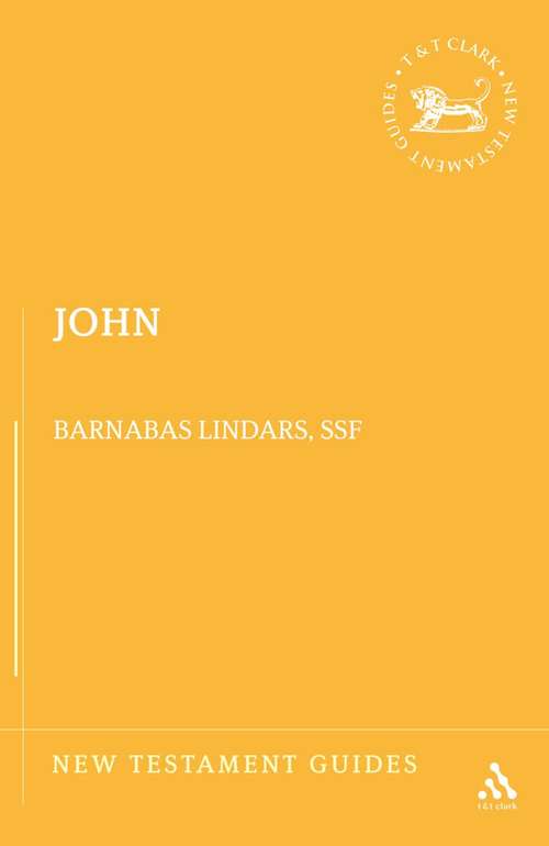 Book cover of John (New Testament Guides)