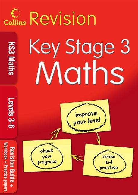 Book cover of KS3 Maths L3-6: Revision Guide, Workbook and Practice Papers (PDF)