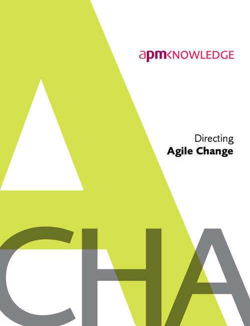 Book cover of Directing Agile Change