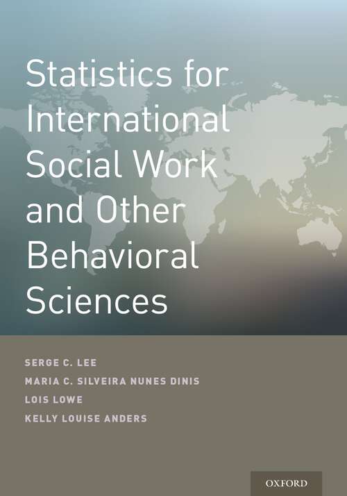 Book cover of Statistics for International Social Work And Other Behavioral Sciences