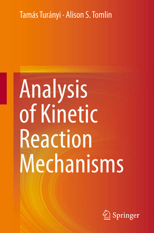 Book cover of Analysis of Kinetic Reaction Mechanisms (2014)