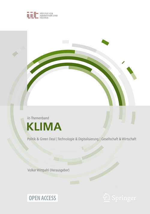 Book cover of Klima: Politik & Green Deal | Technologie & Digitalisierung | Gesellschaft & Wirtschaft (1. Aufl. 2020)