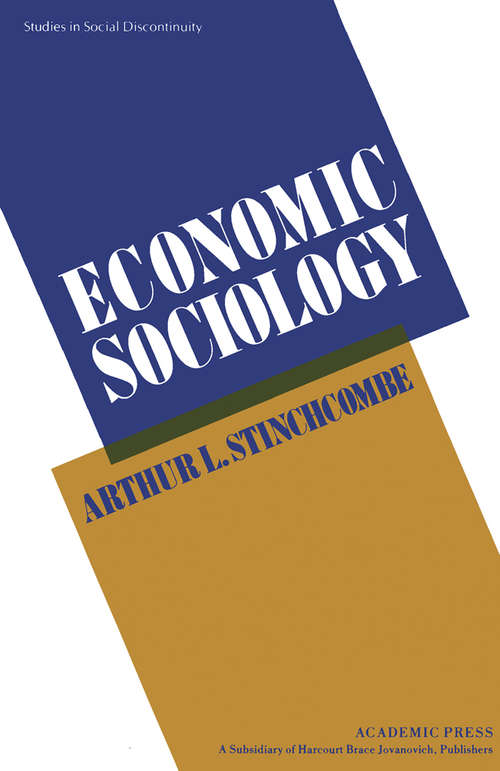 Book cover of Economic Sociology