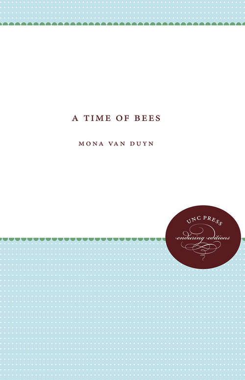 Book cover of A Time of Bees (Contemporary Poetry Series)