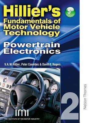 Book cover of Hillier's Fundamentals of Motor Vehicle Technology - Book 2: Powertrain Electronics (5th edition) (PDF)