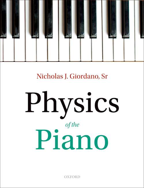 Book cover of Physics of the Piano