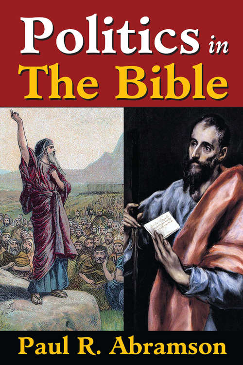 Book cover of Politics in the Bible