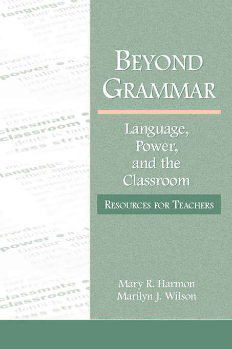Book cover of Beyond Grammar: Resources for Teachers
