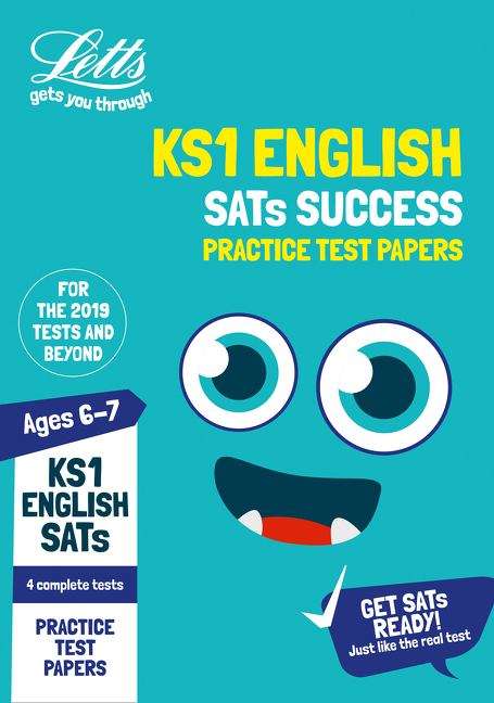 Book cover of KS1 English SATs Practice Test Papers: 2019 Tests (PDF) (Letts KS1 Revision Success)