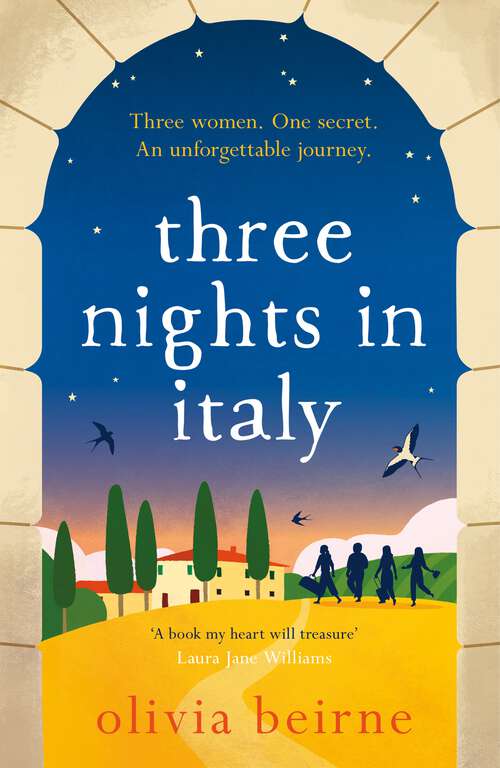 Book cover of Three Nights in Italy: a hilarious and heart-warming story of love, second chances and the importance of not taking life for granted