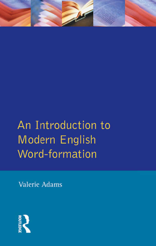 Book cover of An Introduction to Modern English Word-Formation