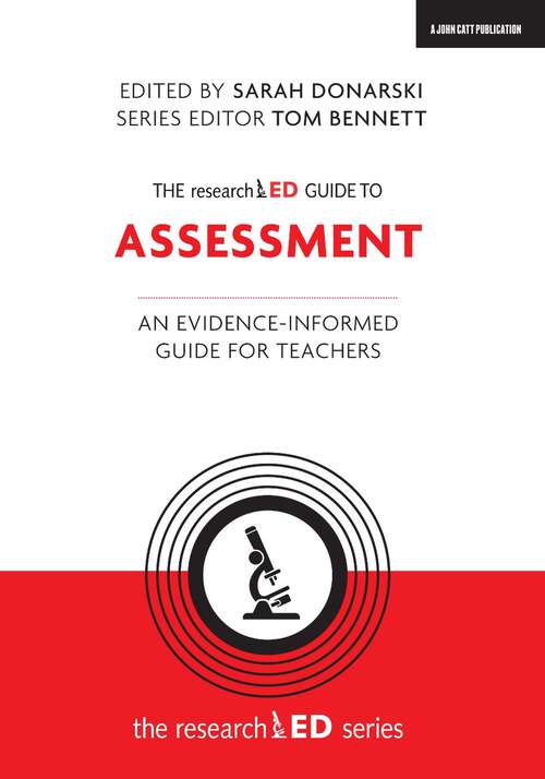 Book cover of The researchED Guide to Assessment: An evidence-informed guide for teachers (researchED)