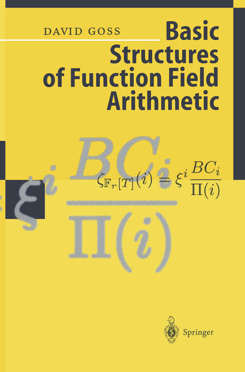 Book cover of Basic Structures of Function Field Arithmetic (1998)