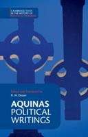 Book cover of Aquinas: Political Writings (PDF)