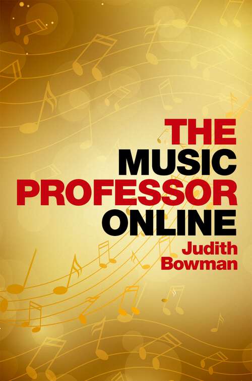 Book cover of The Music Professor Online