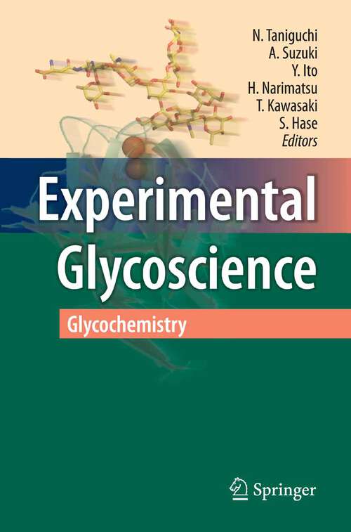 Book cover of Experimental Glycoscience: Glycochemistry (2008)