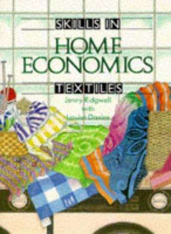 Book cover of Skills in Home Economics: Textiles (1st New edition) (PDF)