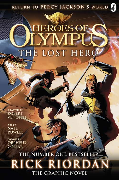Book cover of The Lost Hero: The Graphic Novel (Heroes of Olympus Graphic Novels #1)