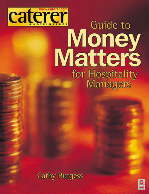 Book cover of Money Matters for Hospitality Managers