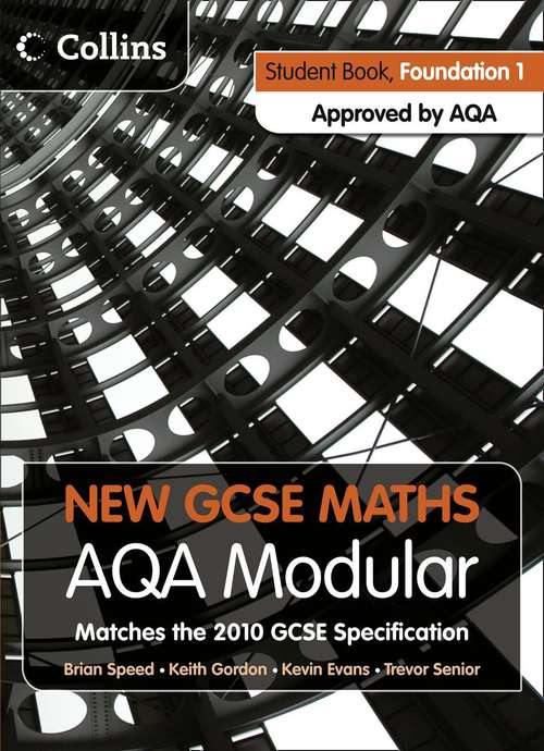 Book cover of Aqa Modular: New GCSE Maths – Student Book Foundation 1 (PDF)