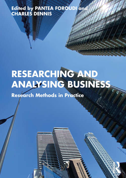 Book cover of Researching and Analysing Business: Research Methods in Practice